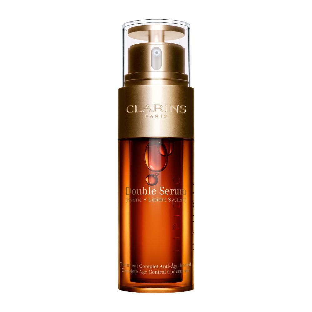 Image of Clarins Bottle Glass Brown Serum With Unique Press-and-spray Cap + Cover 30 ml