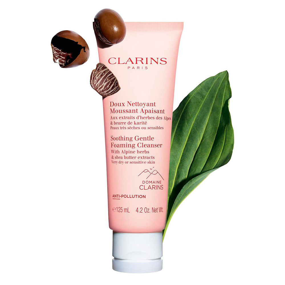 Image of Clarins Paris Foaming Clenser Soothing Gentle Women Skincare Pari Gallery Qatar