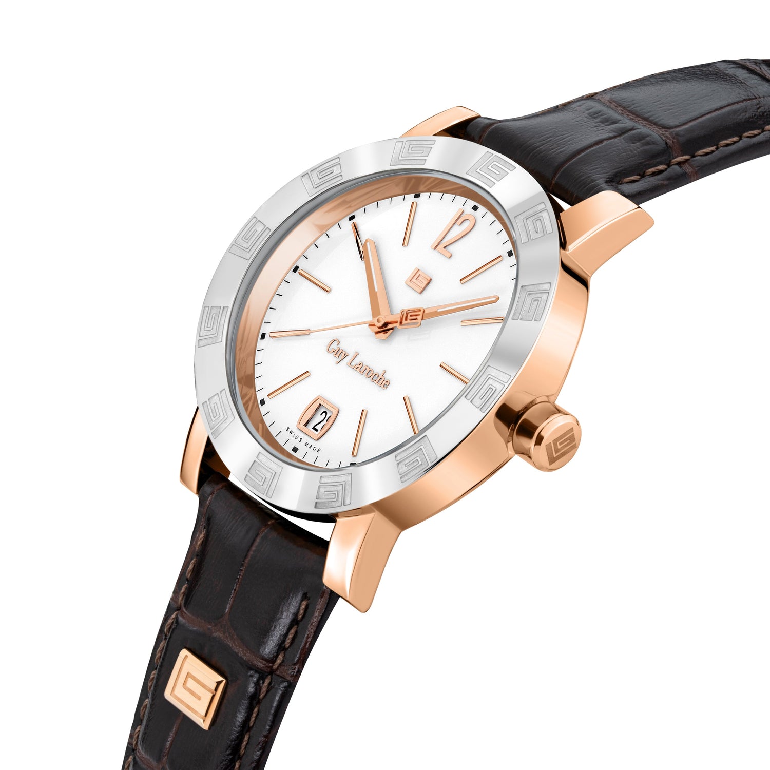 Guy Laroche Leather Watch