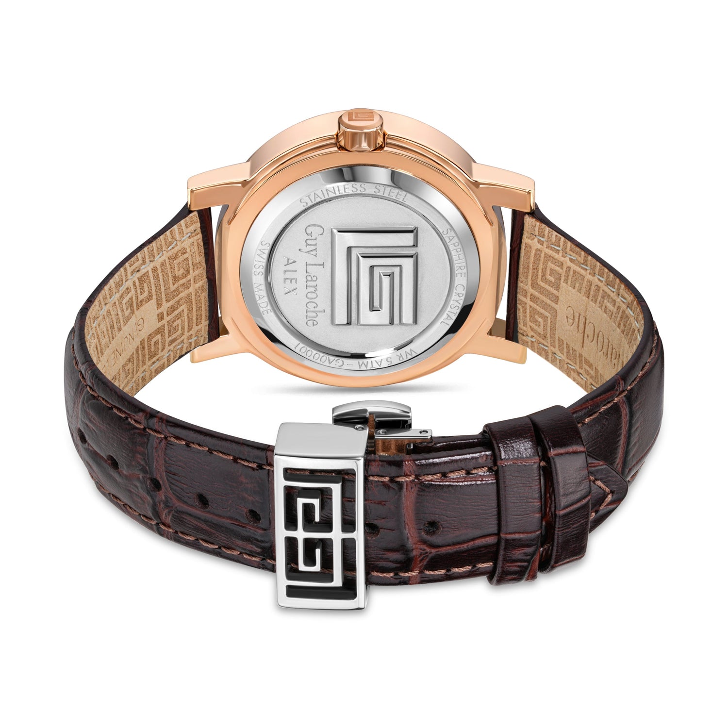 Guy Laroche Leather Watch
