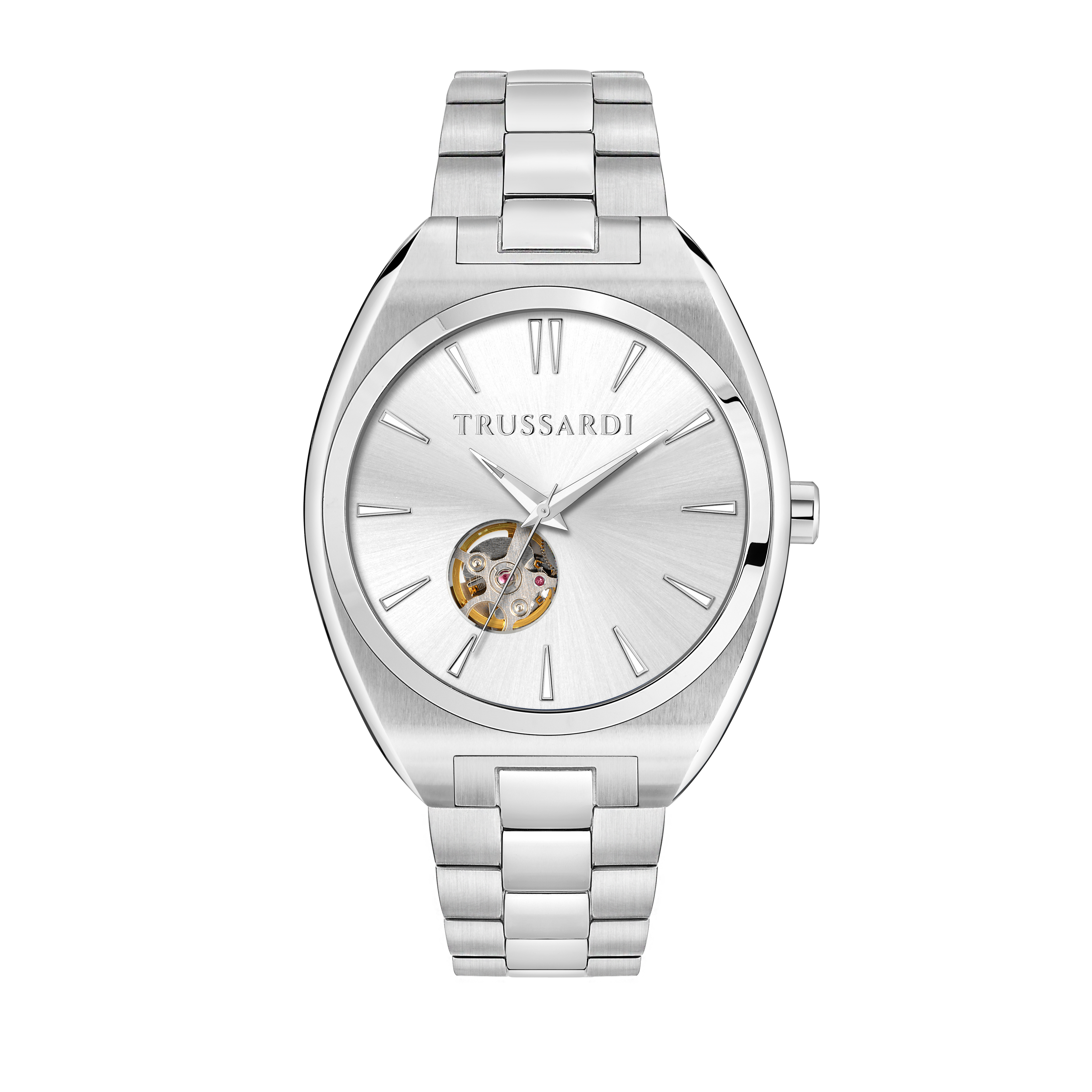 trussardi metropolitan automatic watch for men r2423159001