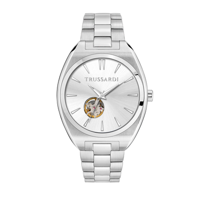 trussardi metropolitan automatic watch for men r2423159001