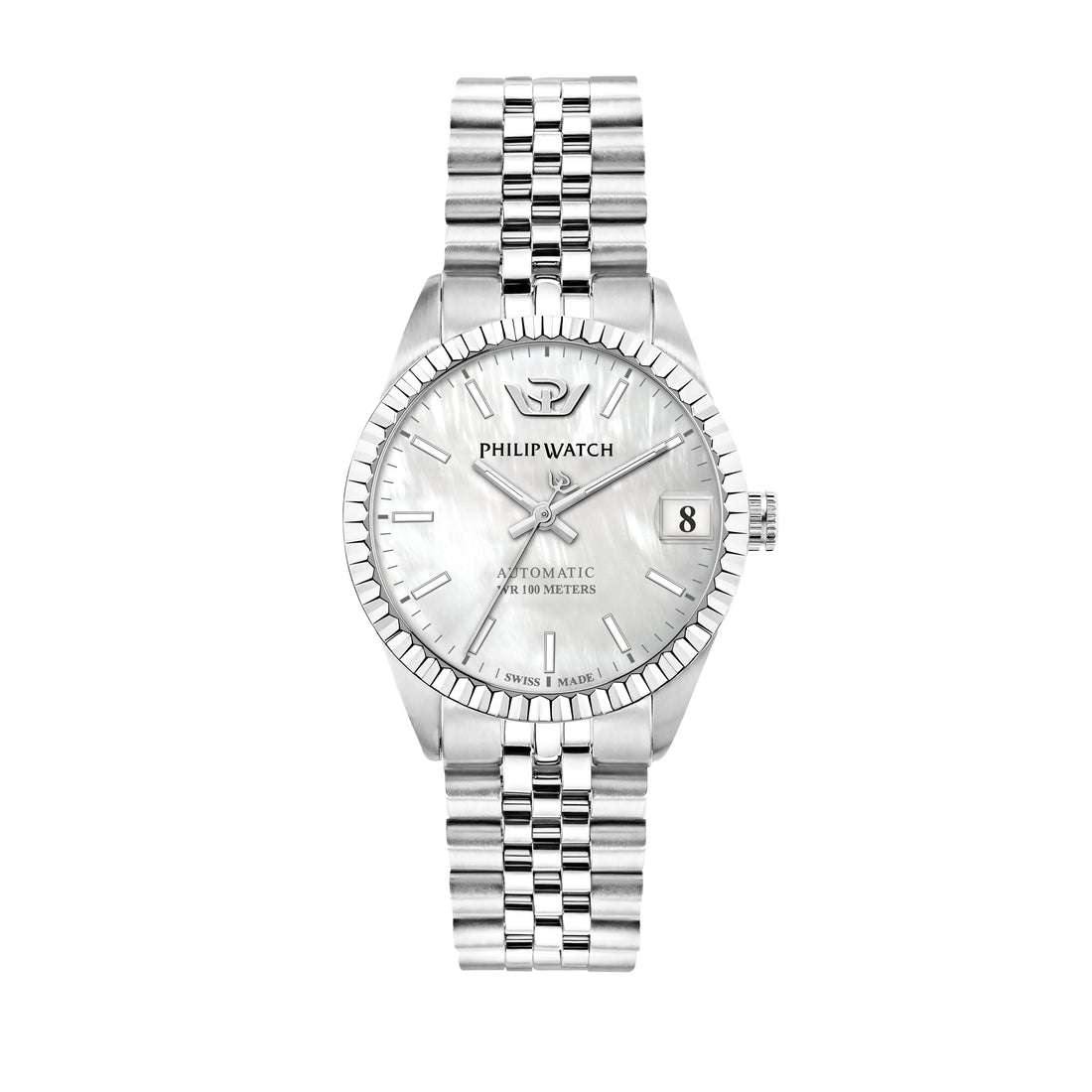 Philip Watch Caribe Automatic For Women, MOP Dial