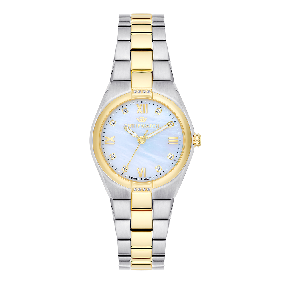 Philip Watch Timeless for Women, MOP Dial with Diamonds