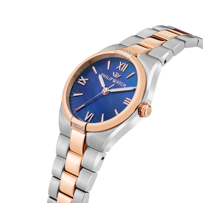 Philip Watch Timeless for Women, Blue MOP Dial