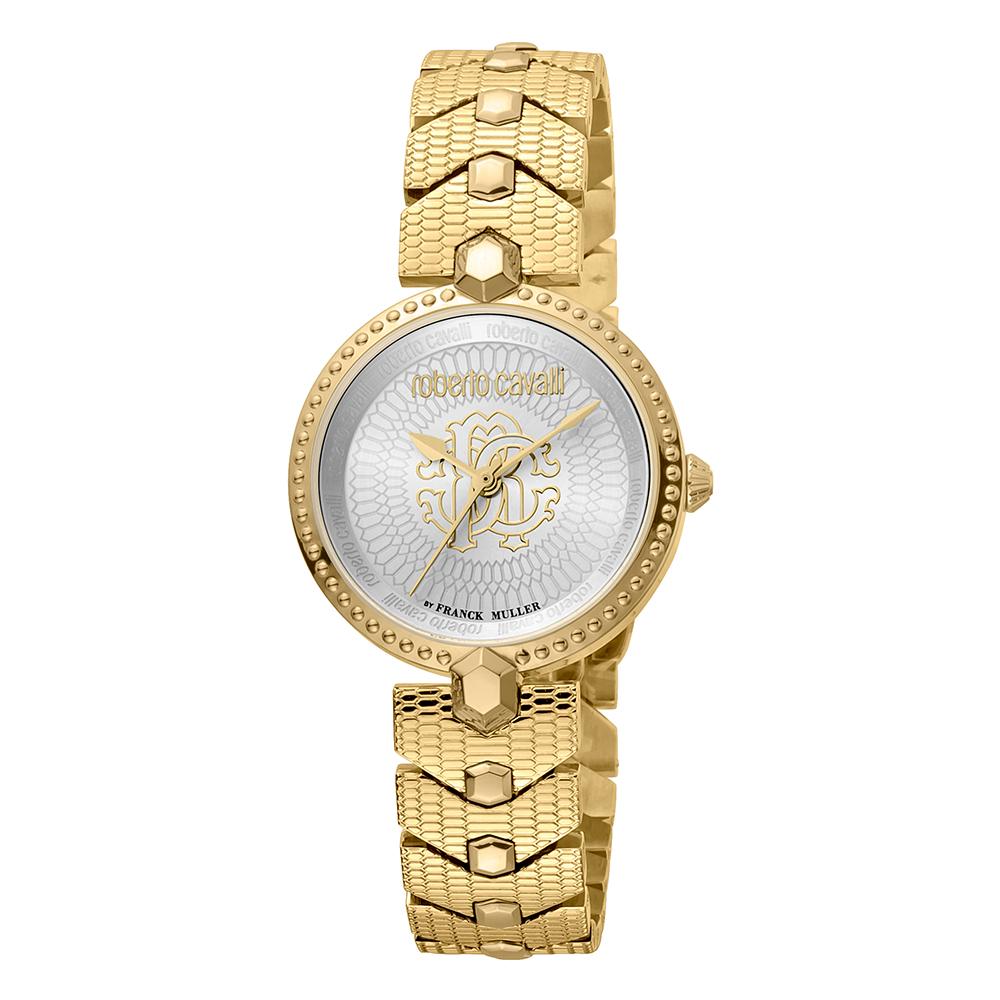 Roberto Cavalli Women Watch Gold Stainless Steel