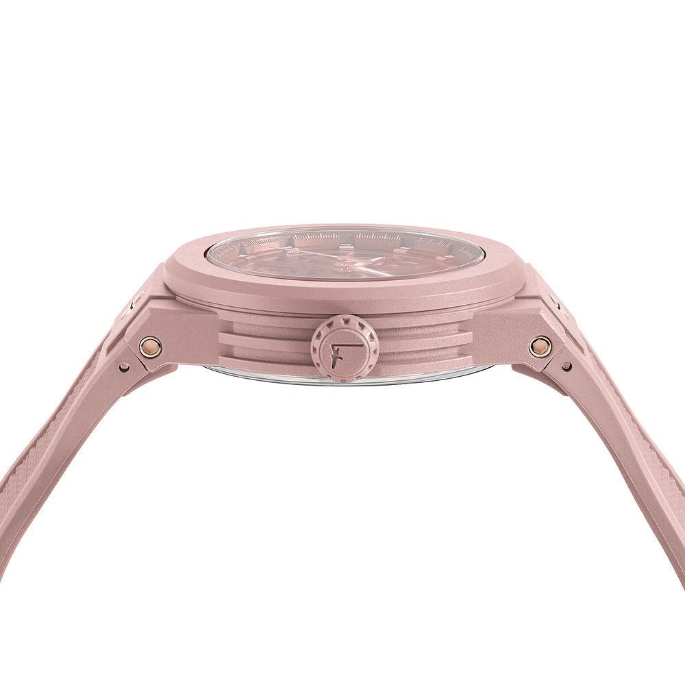 ساعة Ferragamo F-80 Skeleton Ecoceramic الأوتوماتيكية ساعة Ferragamo F-80 Skeleton Ecoceramic الأوتوماتيكية