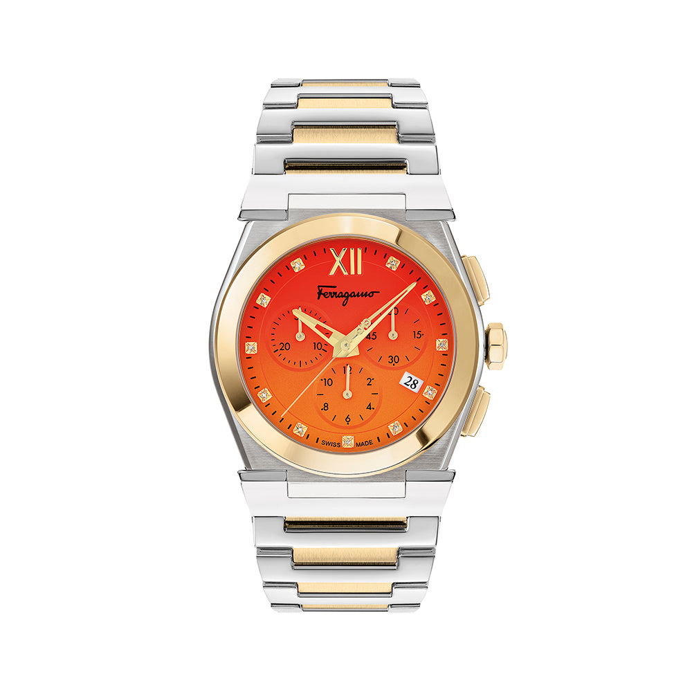 Ferragamo Vega Chrono Diamond Watch