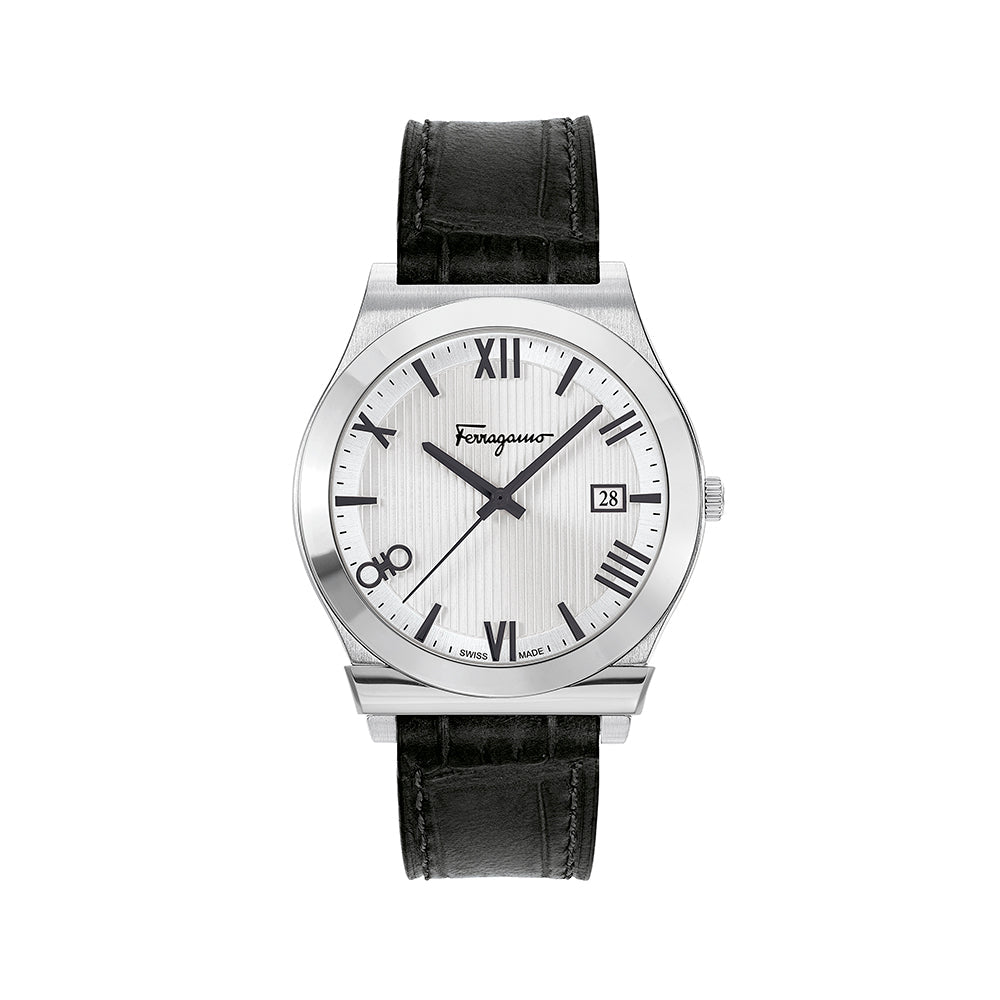 Ferragamo Gancini Leather Watch
