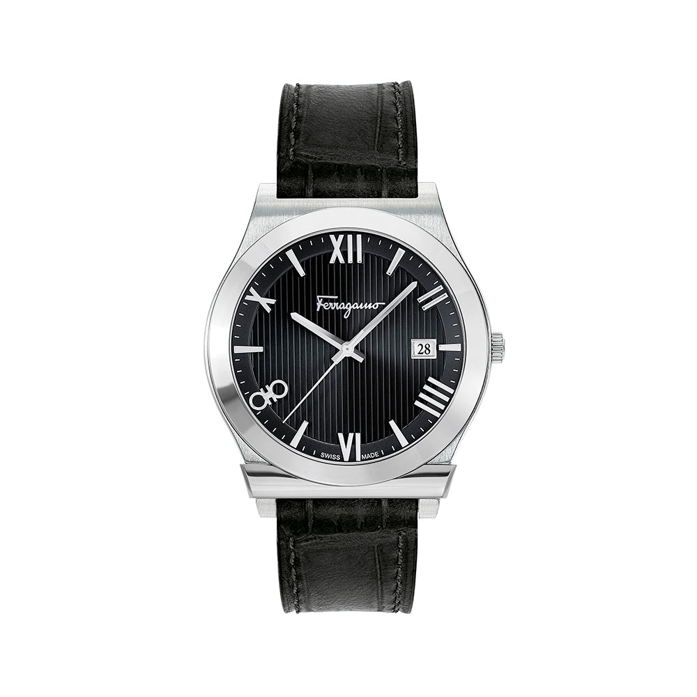 Ferragamo Gancini Leather Watch