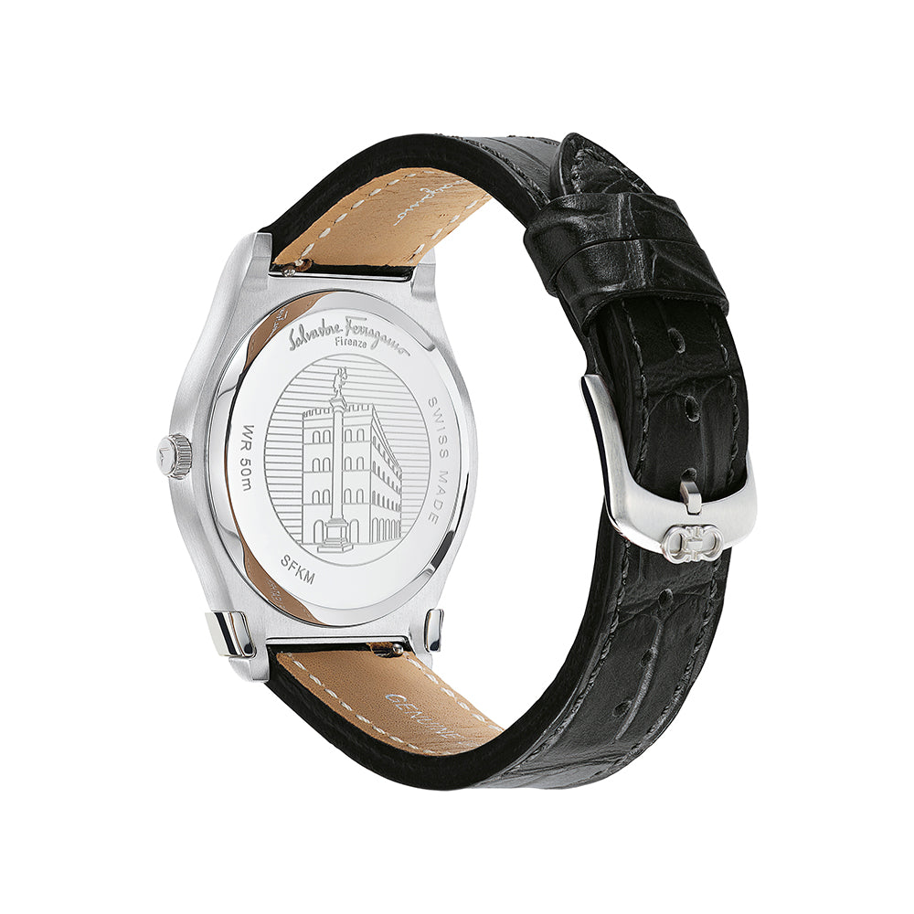 Ferragamo Gancini Leather Watch