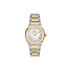 Ferragamo Elliptical Mother of Pearl Watch