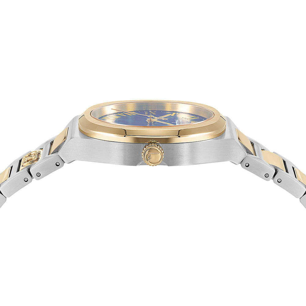 Ferragamo Elliptical Mother of Pearl Watch