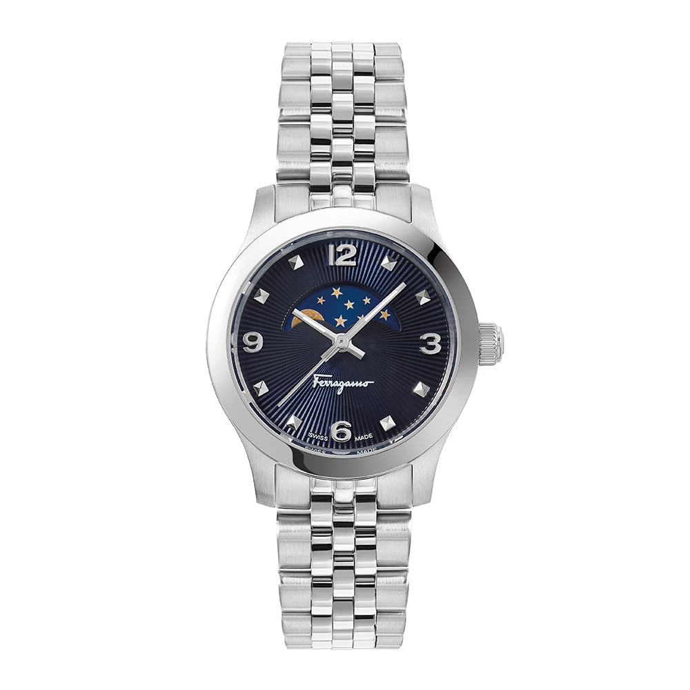Ferragamo Duo Moonphase Ladies Watch