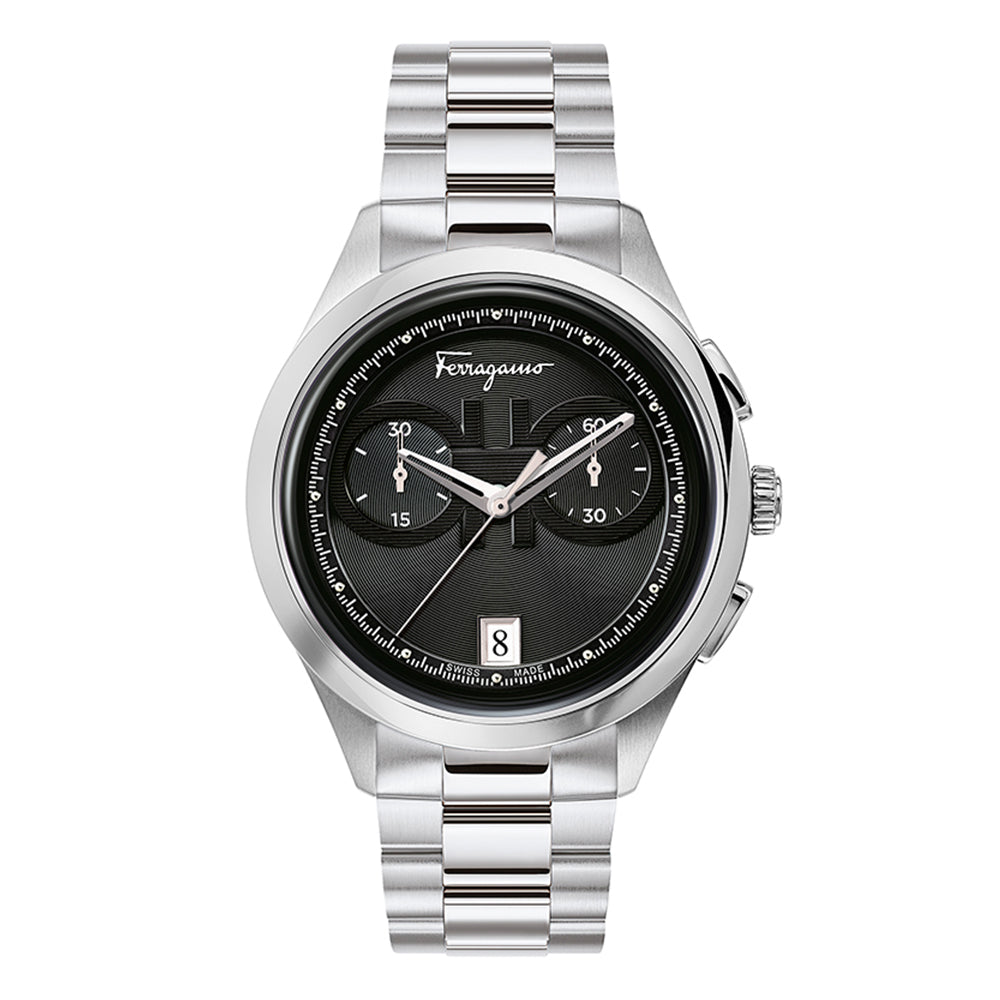 Ferragamo Racing Watch, Stainless Steel