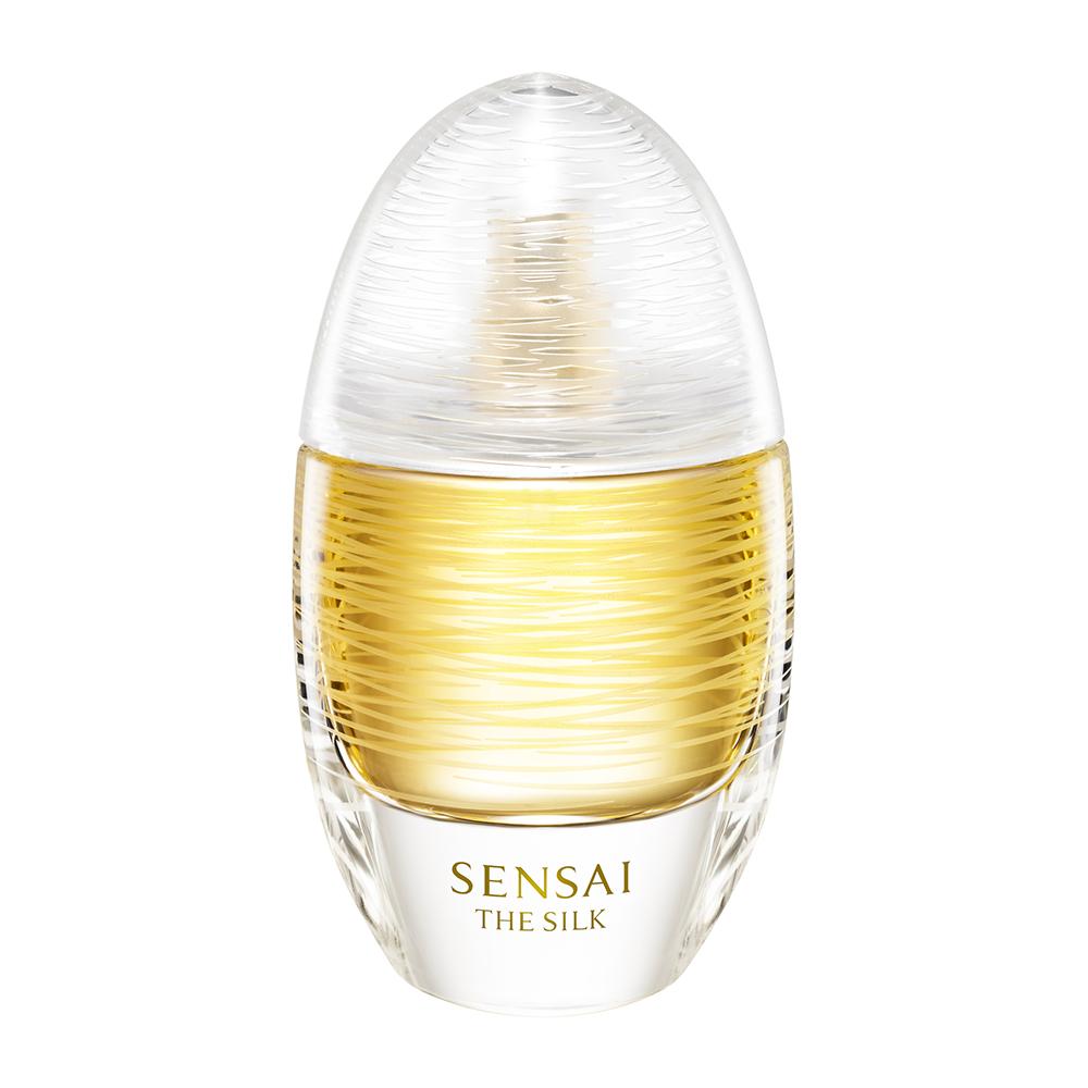 Image Of Cylindrical 50ml Shaped Perfume Bottle The Silk By Sensai Pri Gallery Qatar Glass Is Transparent