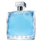 Image of Azzaro Fragrance For Men Chrome Blue Glass Bottle with Silver Cap Pari Qatar