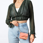 Cavalli Class - Cortina Mini Handbag, Light Peach