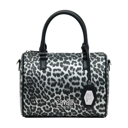 Cavalli Class - Genoa Top Handle Bag, Black &amp; White