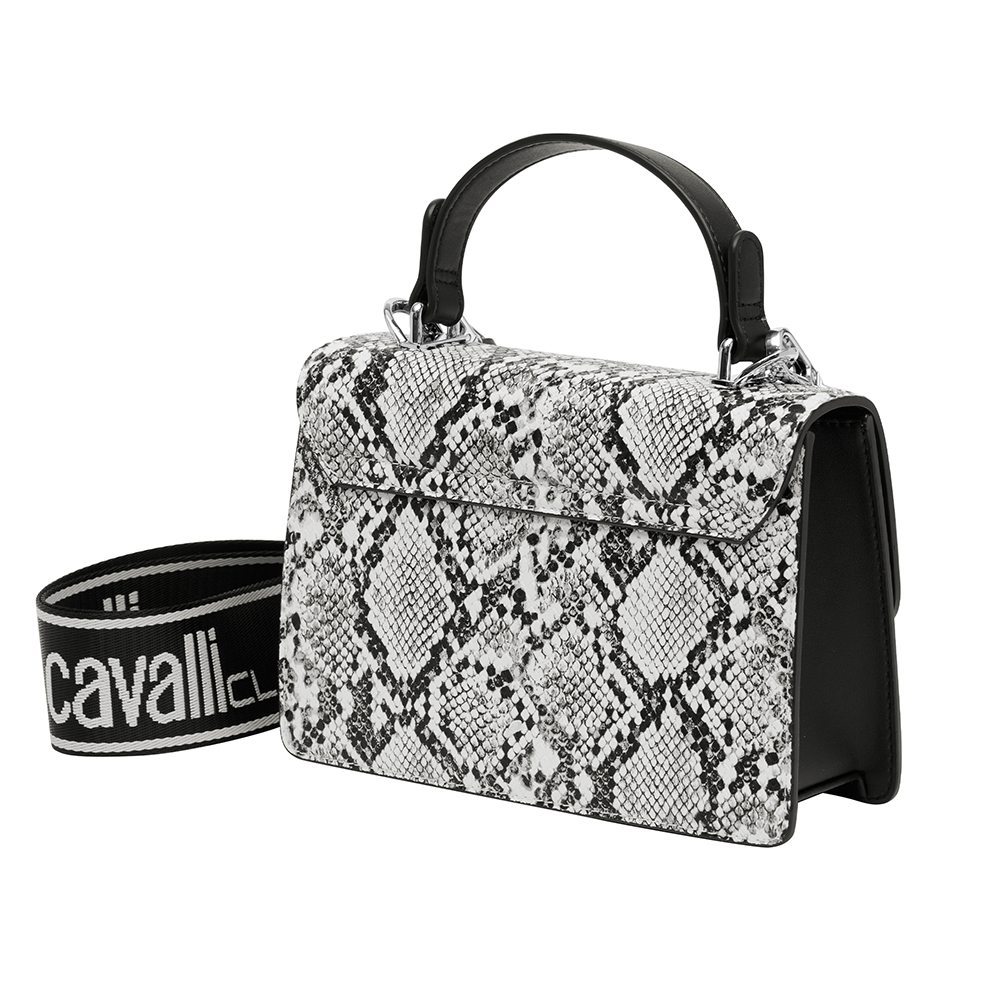 Cavalli Class - Milano Top Handle Bag, Black &amp; White