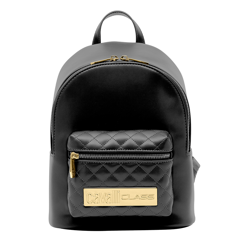 cavalli class logo-strap leather backpack ISCHIA Pink Small Fashion The Cavalli Class logo stands out on the flap in an eye CAVALLI CLASS BY ROBERTO CAVALLI,