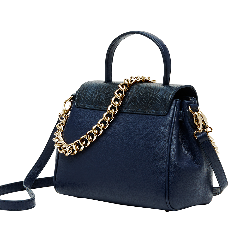 Cavalli Class - Venezia Top Handle Handbag, Navy