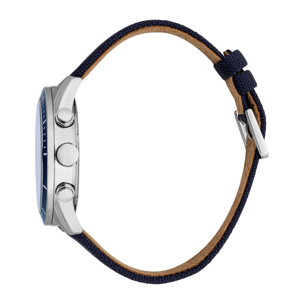 ESPRIT Men's Chronograph Watch with Silver Case and Dark Blue Dial – Paris Gallery Qatar