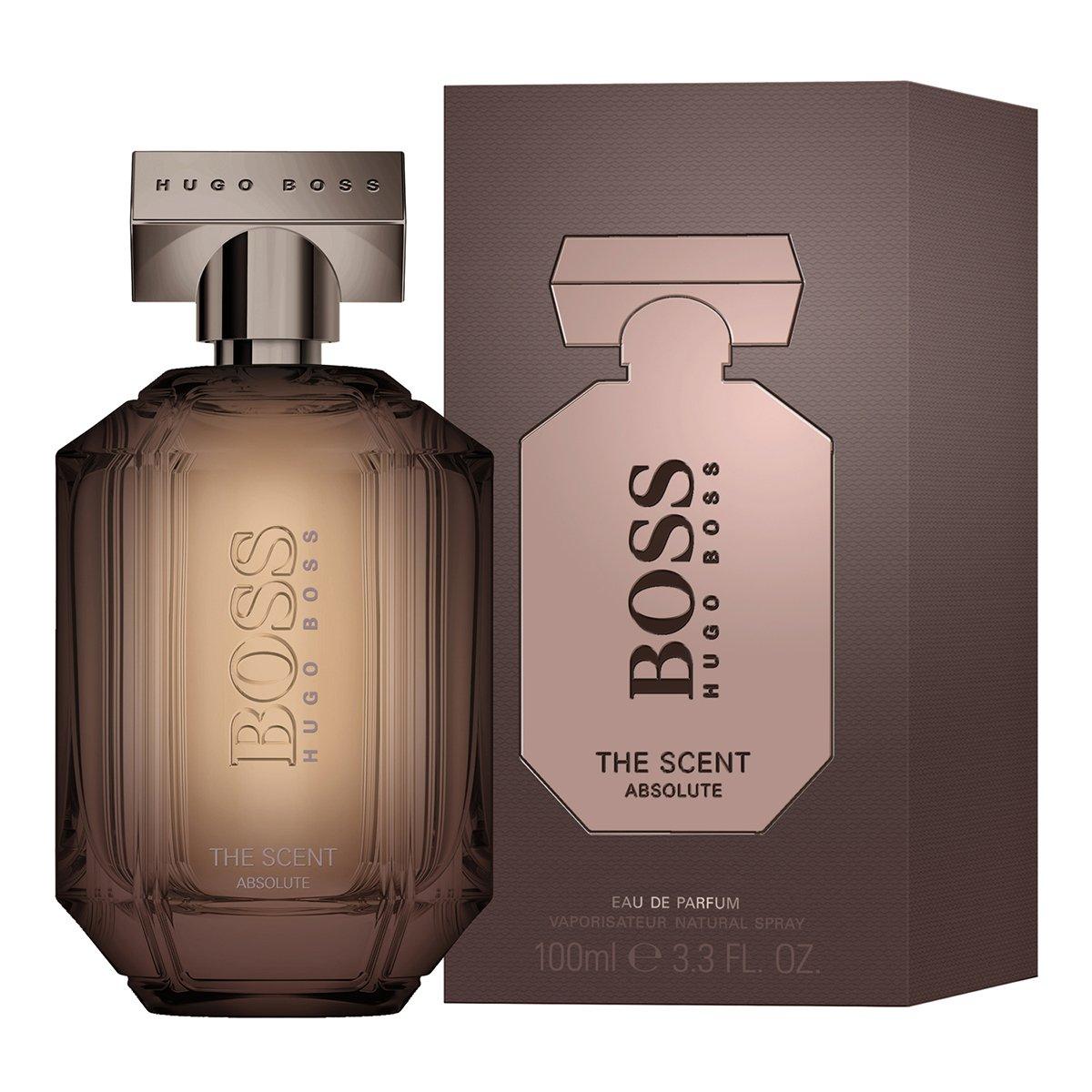 Image Of Hugo Boss Perfume Absolute For Her For Women Brown Bottle and Box 100ML Option